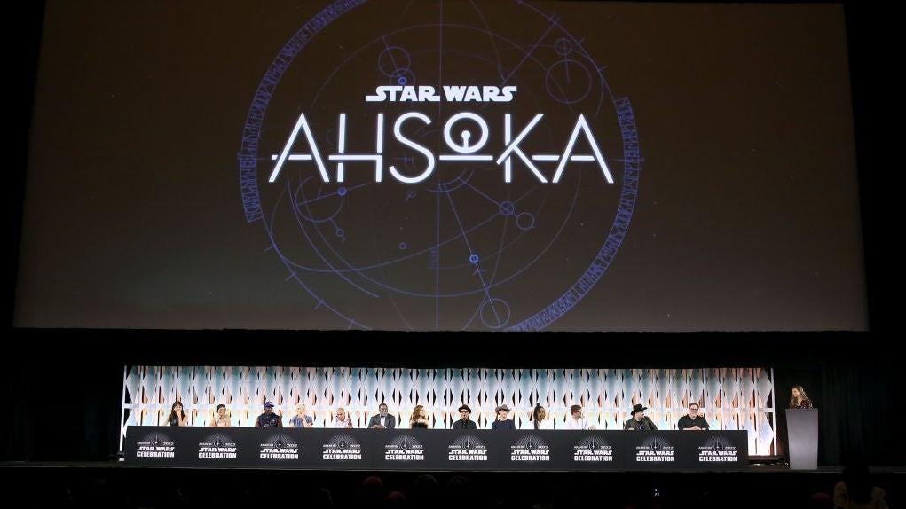 Footage from the Ahsoka panel at Celebration 2022 still hasn't made it online. (Photo: Jesse Grant/Getty Images for Disney, Getty Images)