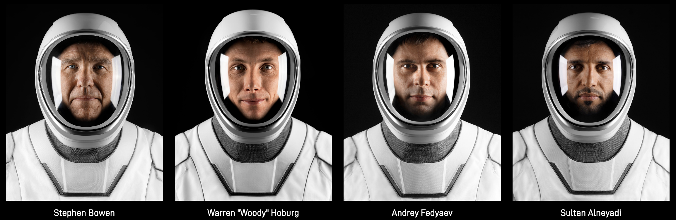 The Crew-6 astronauts.  (Image: SpaceX)
