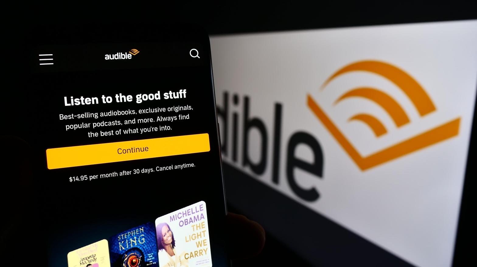 Audible is testing advertisements on some audiobooks and podcasts, though it currently remains unclear which 'free' titles have ads and which don't. (Photo: T. Schneider, Shutterstock)