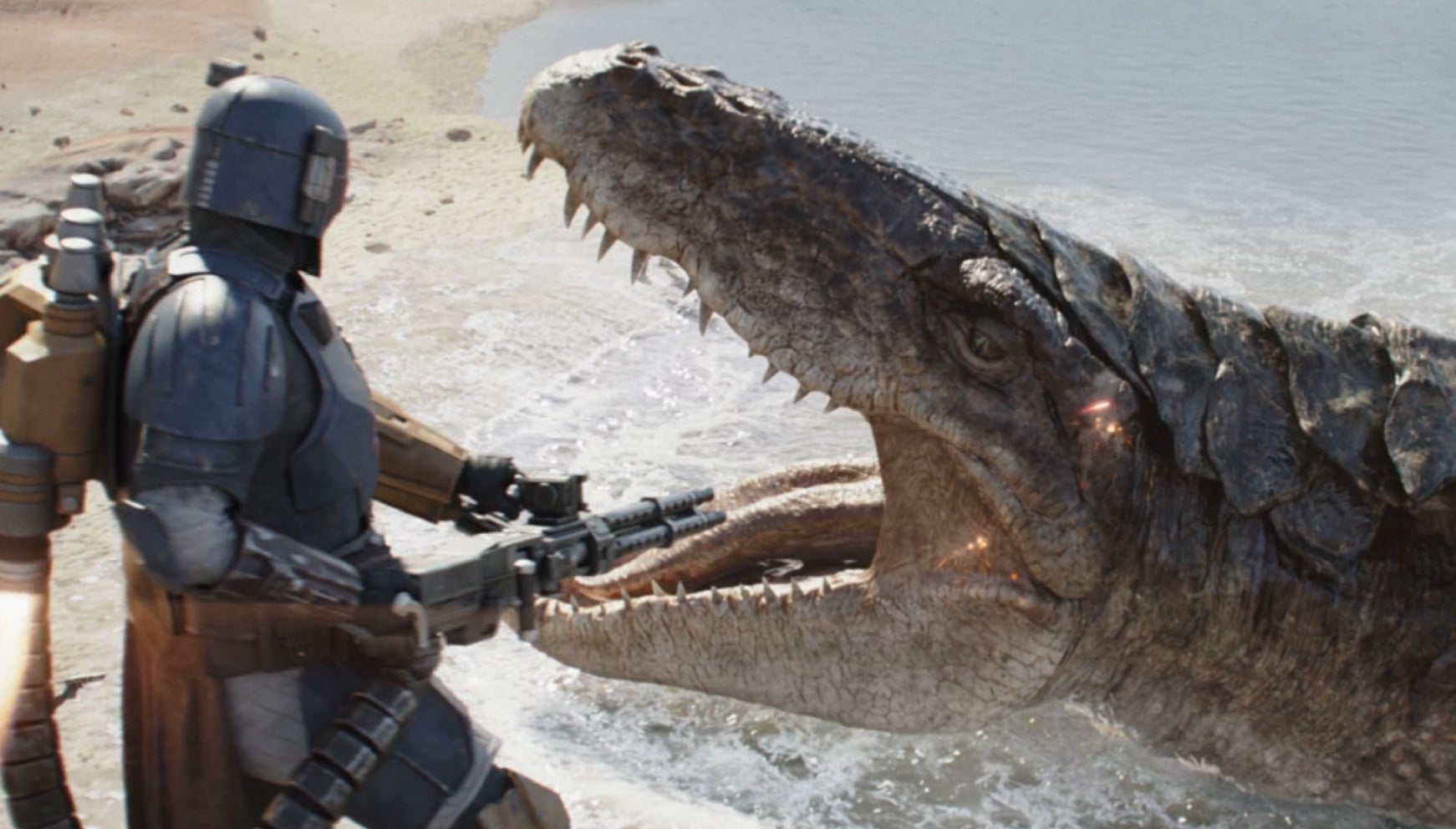 What if a Krayt Dragon, but in the water? (Screenshot: Lucasfilm/Disney+)