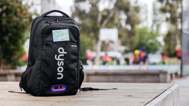 Dyson Is Getting Kids to Run Around Melbourne Wearing Backpacks to Test Air Quality