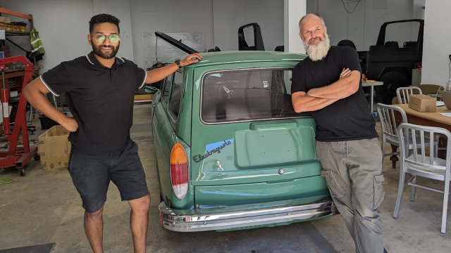 Meet the Team That Crammed 5 Tesla Batteries Into a 1973 VW Squareback