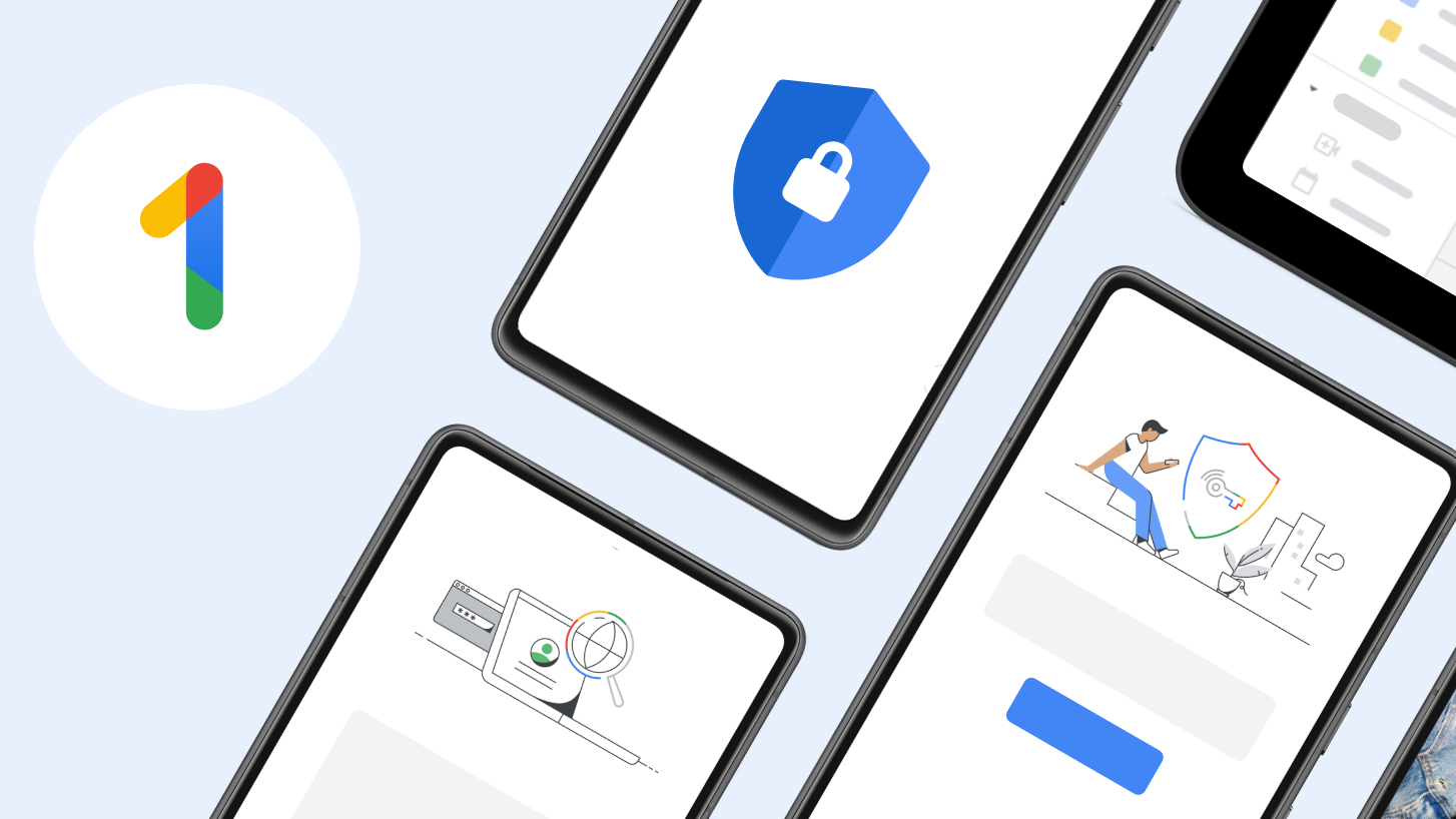 Google One is announcing VPN for all subscribers starting today.  (Image: Google)