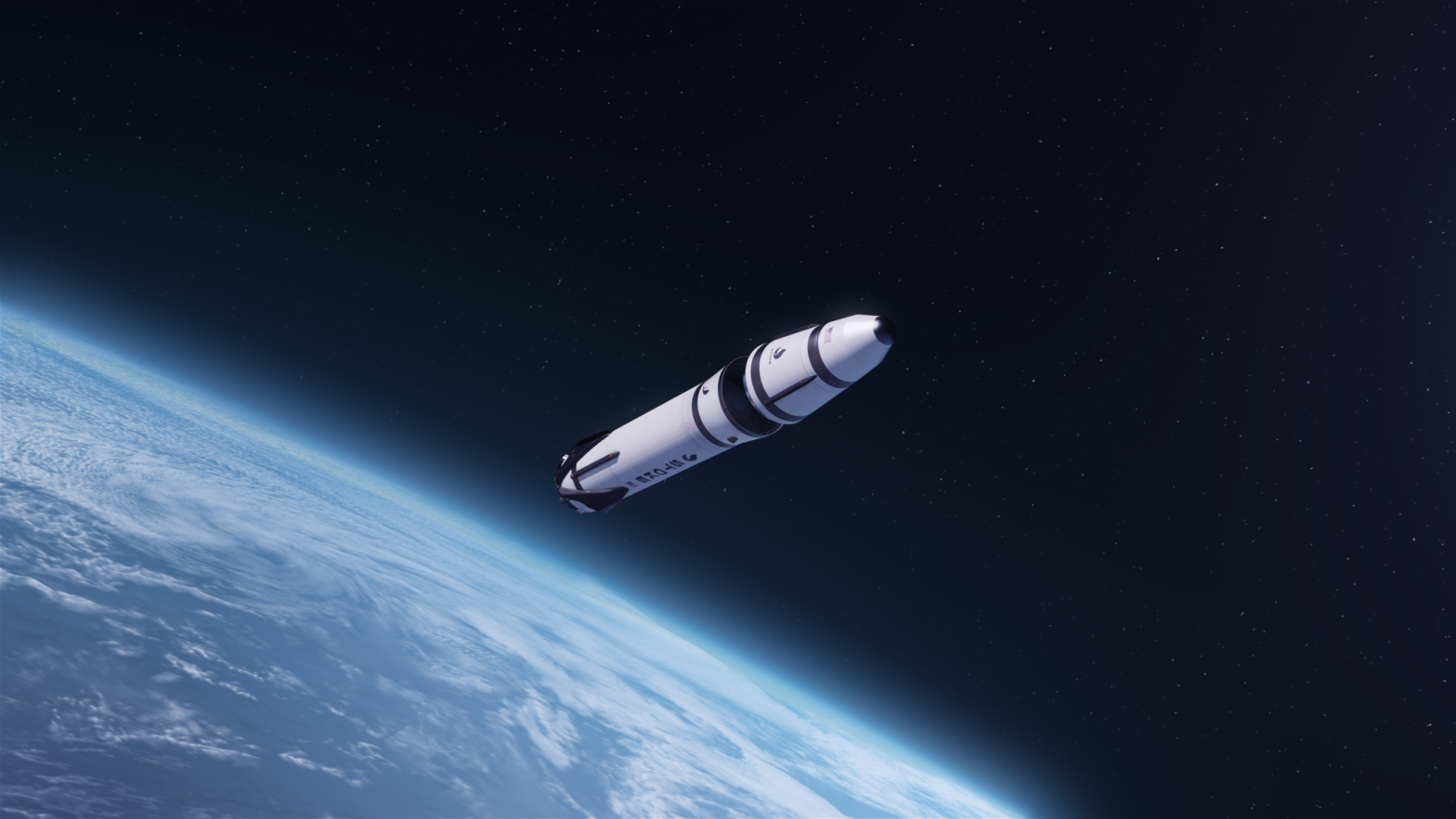 An illustration of Stoke Space's fully reusable rocket. (Illustration: Stoke Space)