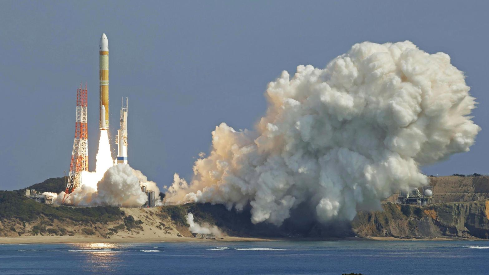 Launch of H3 on March 6, 2023. (Photo: Kyodo News, AP)