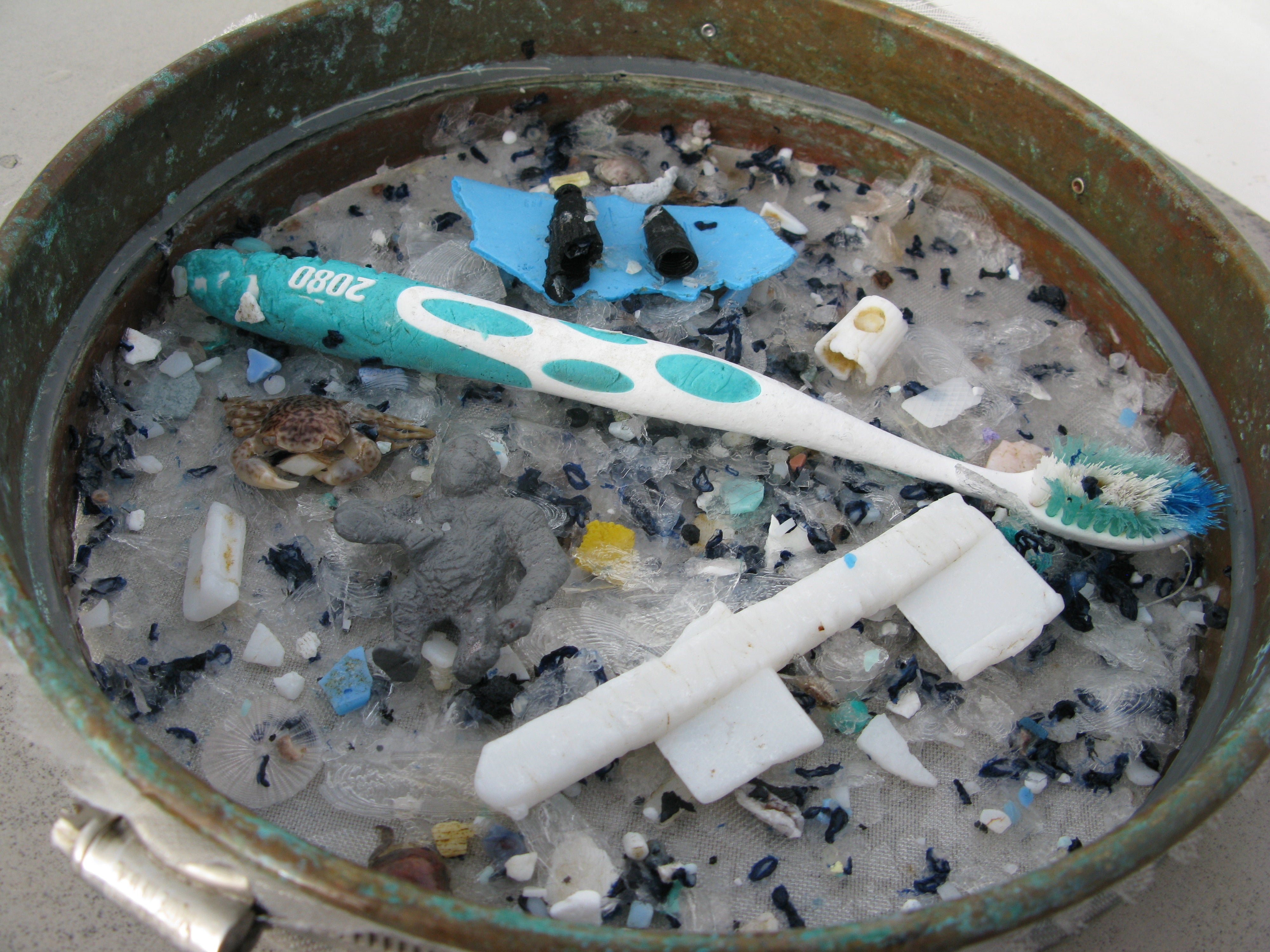 A sample of plastic trash taken from the Pacific Ocean. (Photo: 5 Gyres)