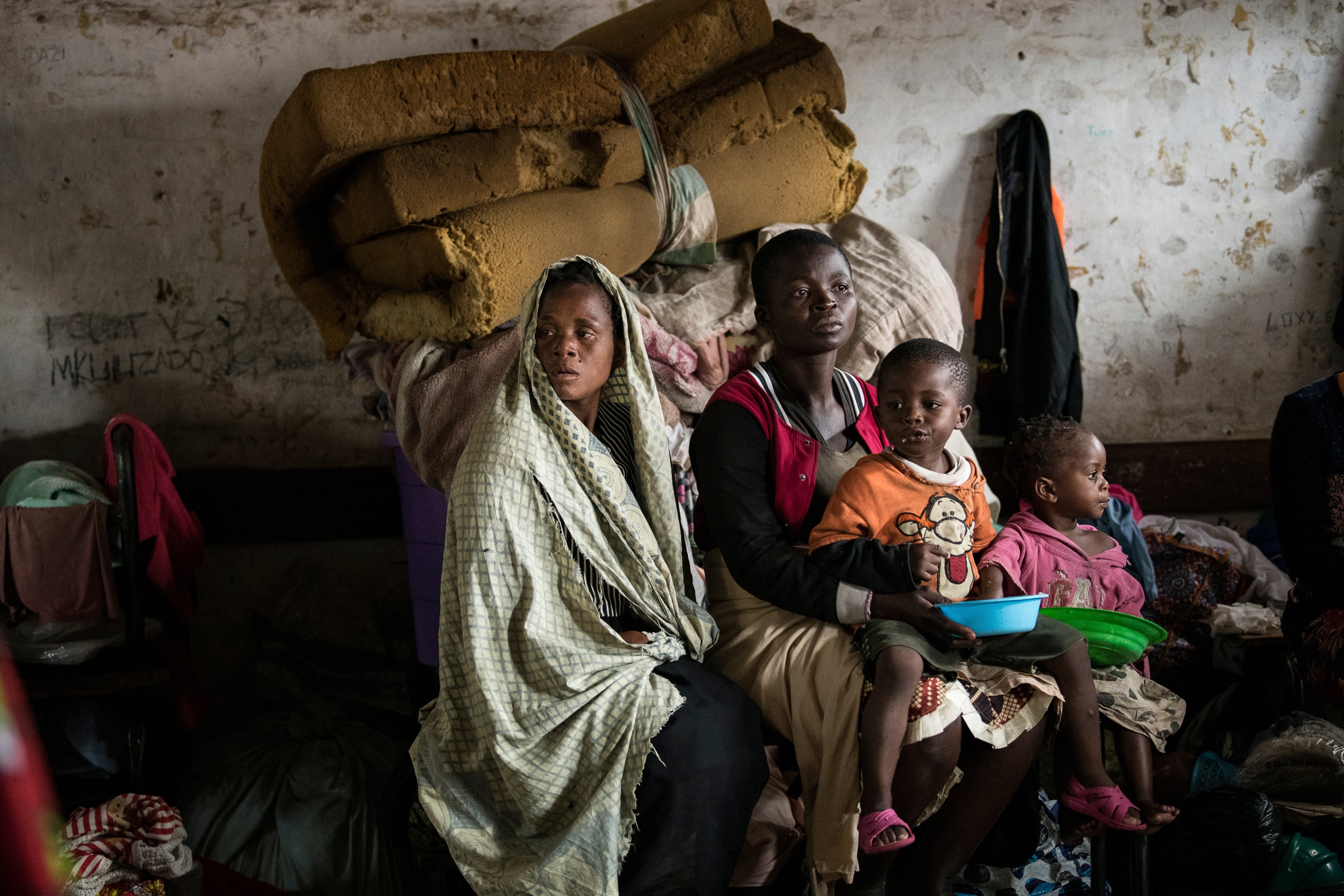 People at a displacement centre in Blantyre, Malawi.  (Photo: Thoko Chikondi, AP)