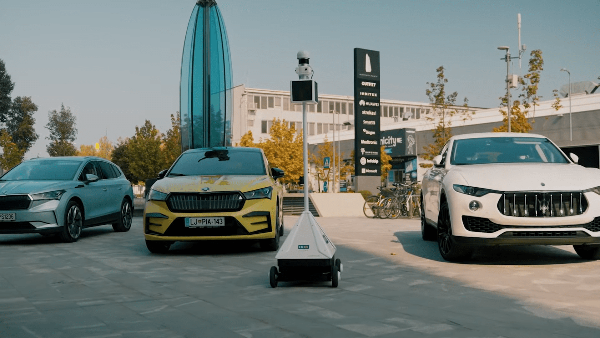 Škoda Found a Good Use for Big Grilles and Robots: Pedestrian Safety