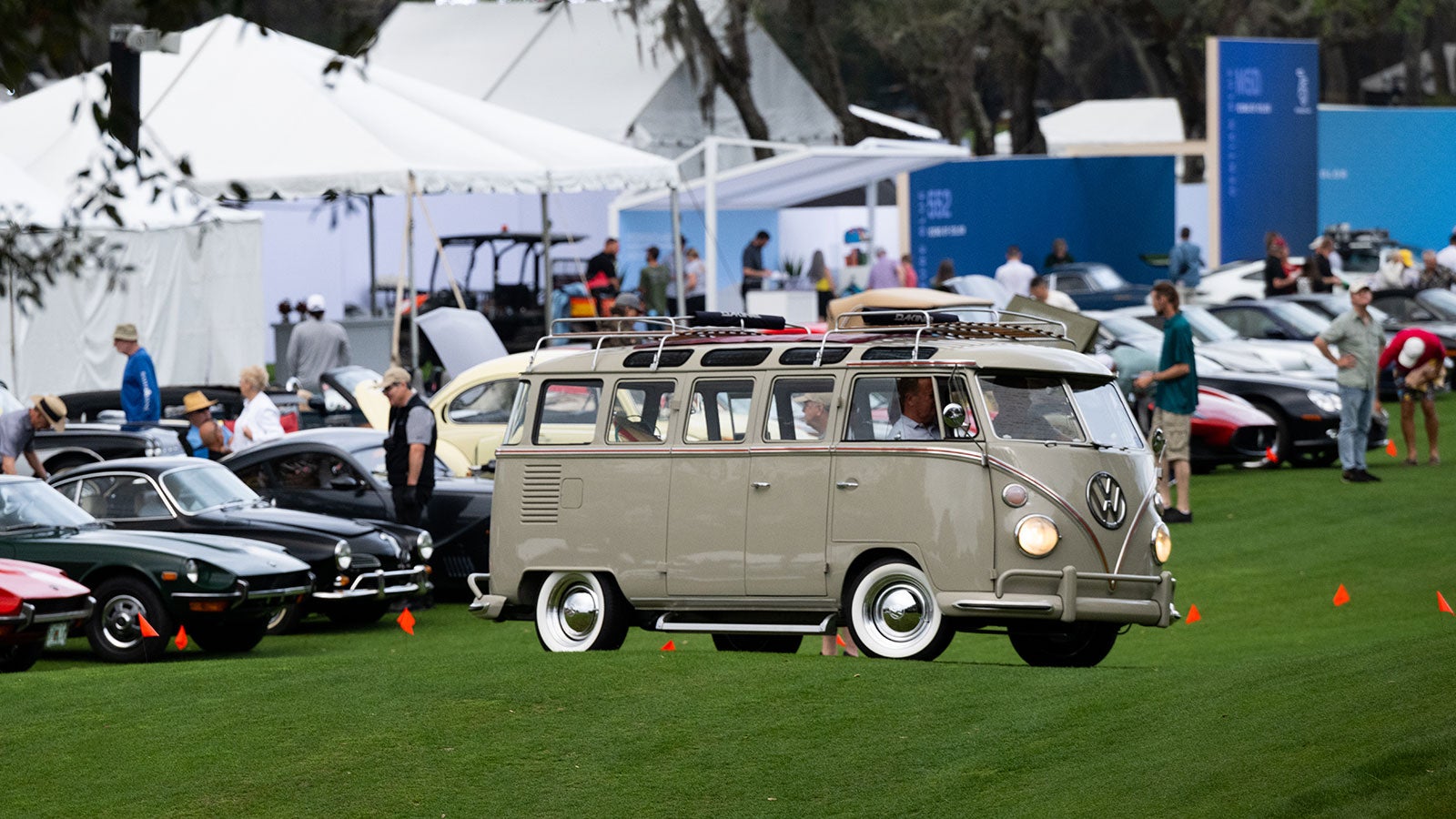 Just a Bunch of Lovely Old Volkswagen Buses to Enjoy