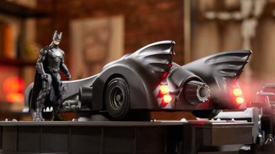 Spin Master’s The Flash Toys Will Include a Smoke-Spewing RC Replica of the Tim Burton Batmobile
