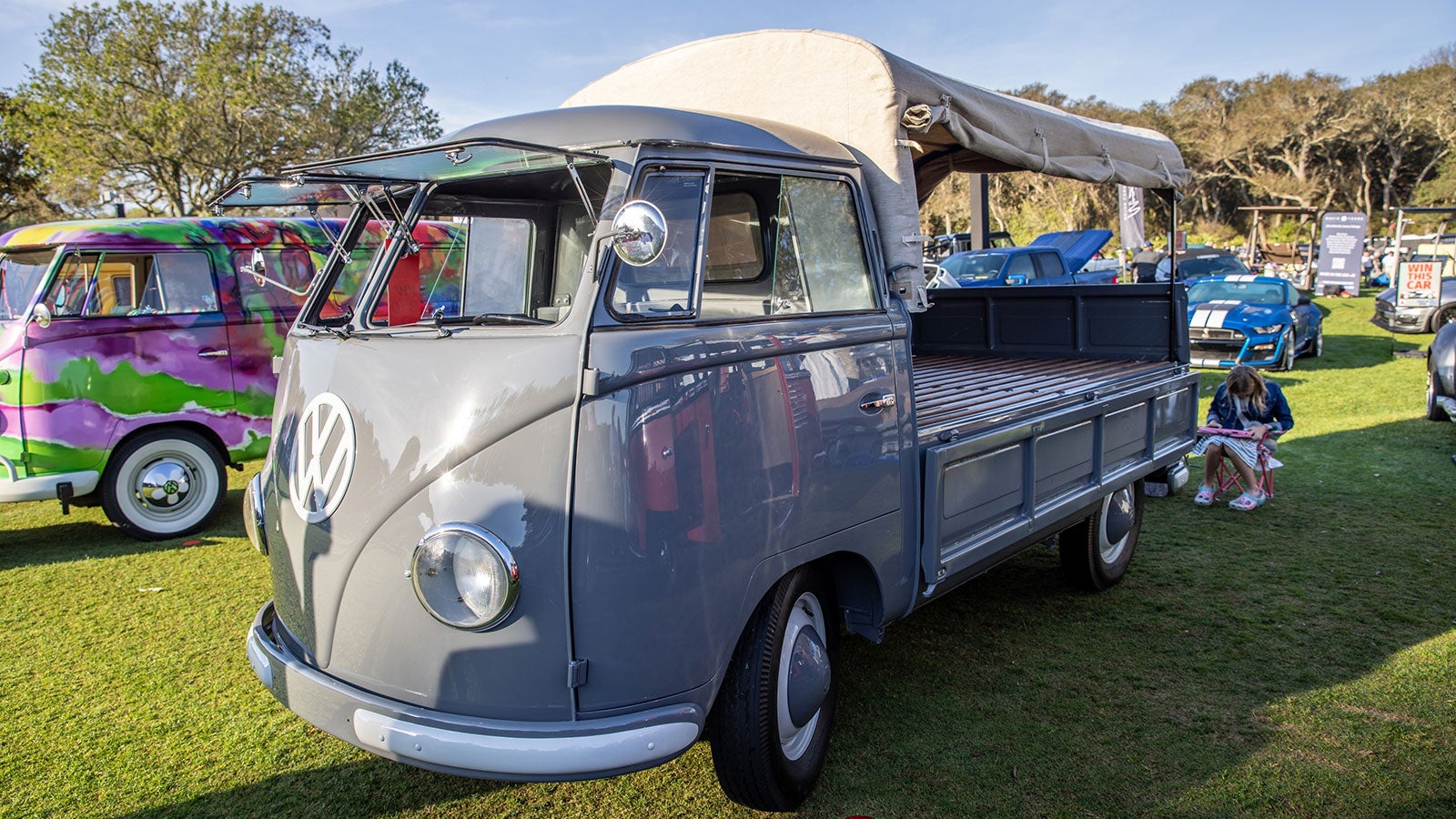 Just a Bunch of Lovely Old Volkswagen Buses to Enjoy