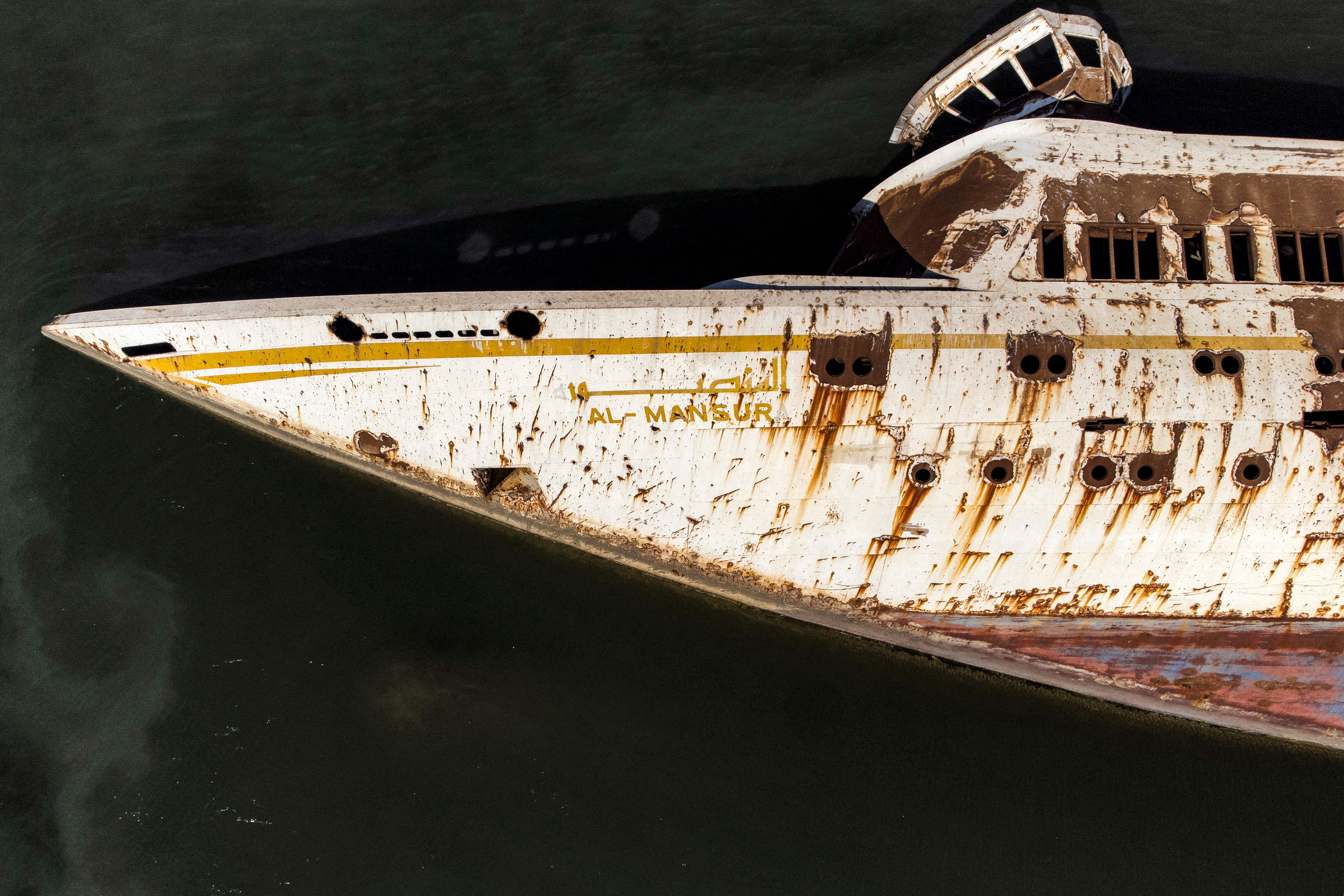 Saddam Hussein’s Capsized Yacht Is a Curious Attraction For Sightseers and Locals in Iraq