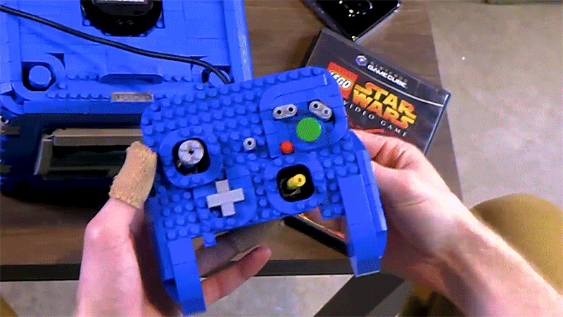 A Real GameCube Died So That This LEGO GameCube Could Actually Play Games