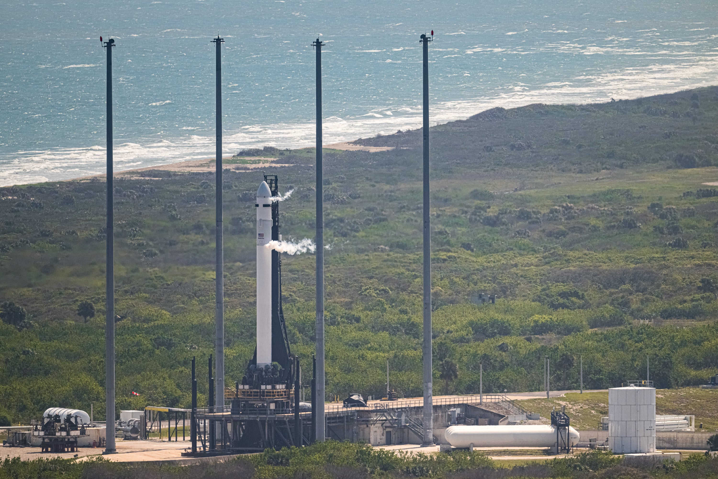 Terran-1 at the Florida launch pad.  (Photo: Relativity Space)