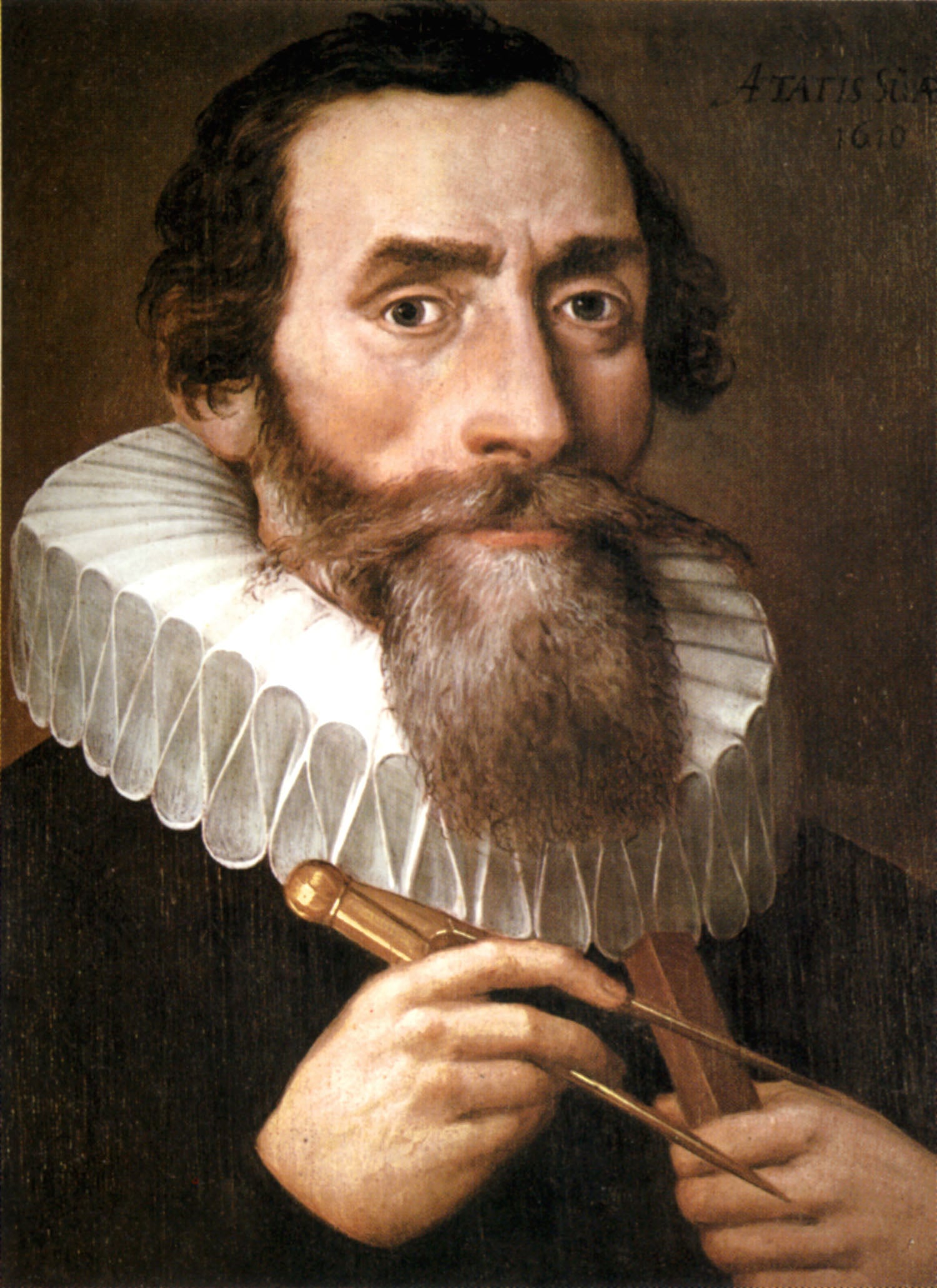 1610 portrait of Johannes Kepler by an unknown artist. (Image: Public Domain)