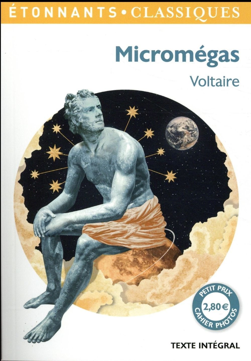 Cover of Étonnants Classiques edition of Micromégas. (Image: Flammarion)