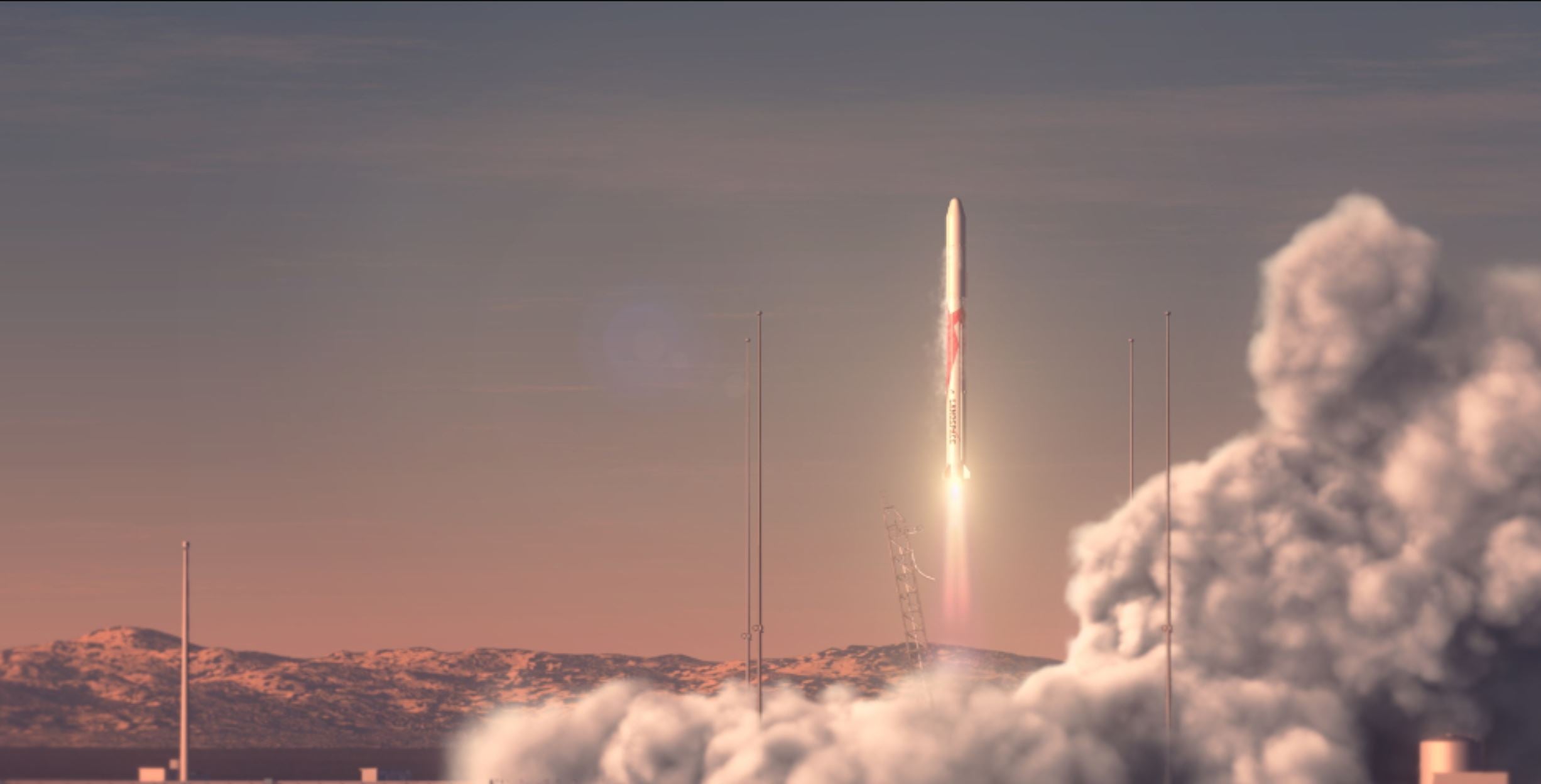 Conceptual image showing launch of Zhuque-2.  (Image: LandSpace)
