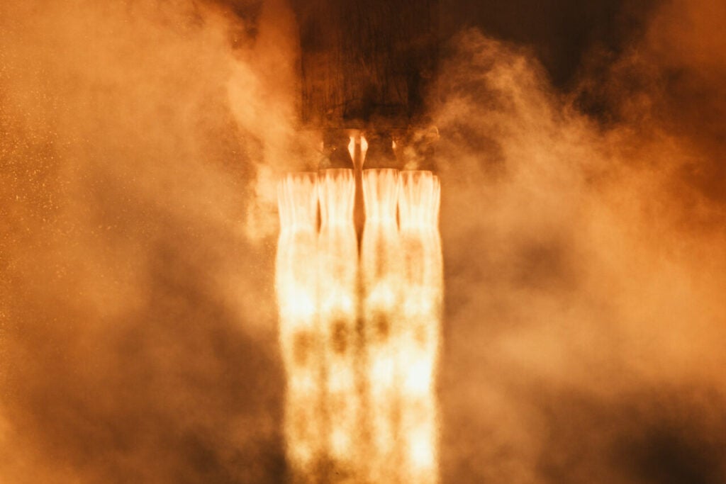 RS-1 engines engaged. (Photo: ABL Space Systems)