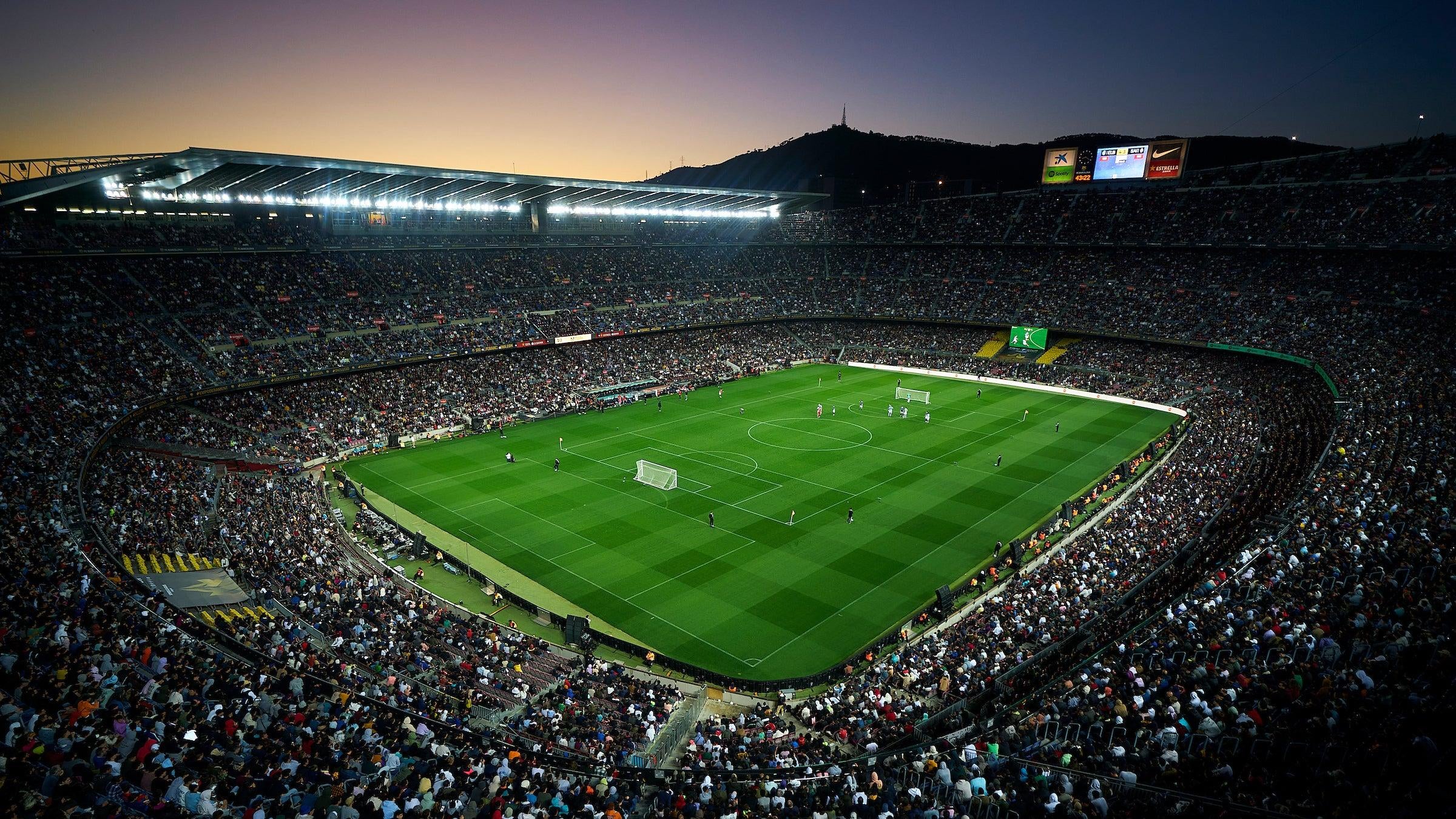 The Kings League Final Four sold out FC Barcelona's Camp Nou stadium. (Photo: Courtesy of the Kings League InfoJobs)