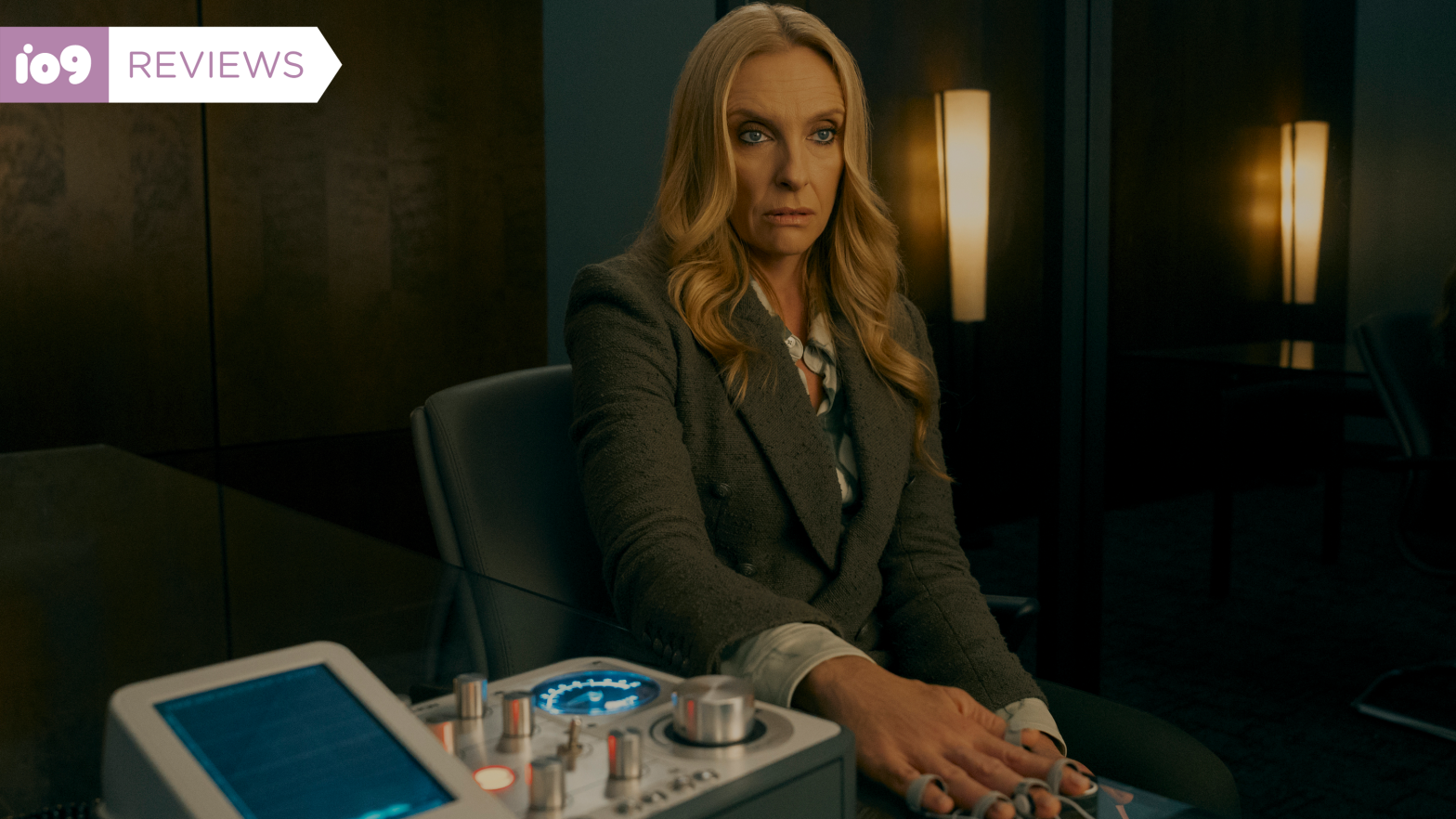 Toni Collette as Margot Cleary-Lopez, a Mayor who becomes the political face of the power (Image: Credit: Ludovic Robert/Amazon Prime Video)