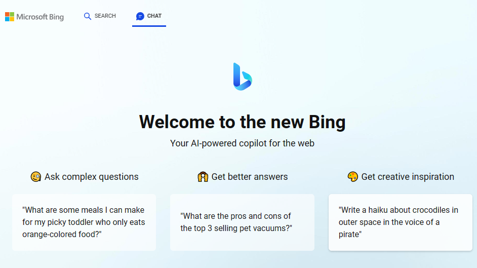 New Bing, but old ad-revenue model. All those chatbot responses have to pay for themselves somehow.  (Screenshot: Gizmodo / Microsoft)