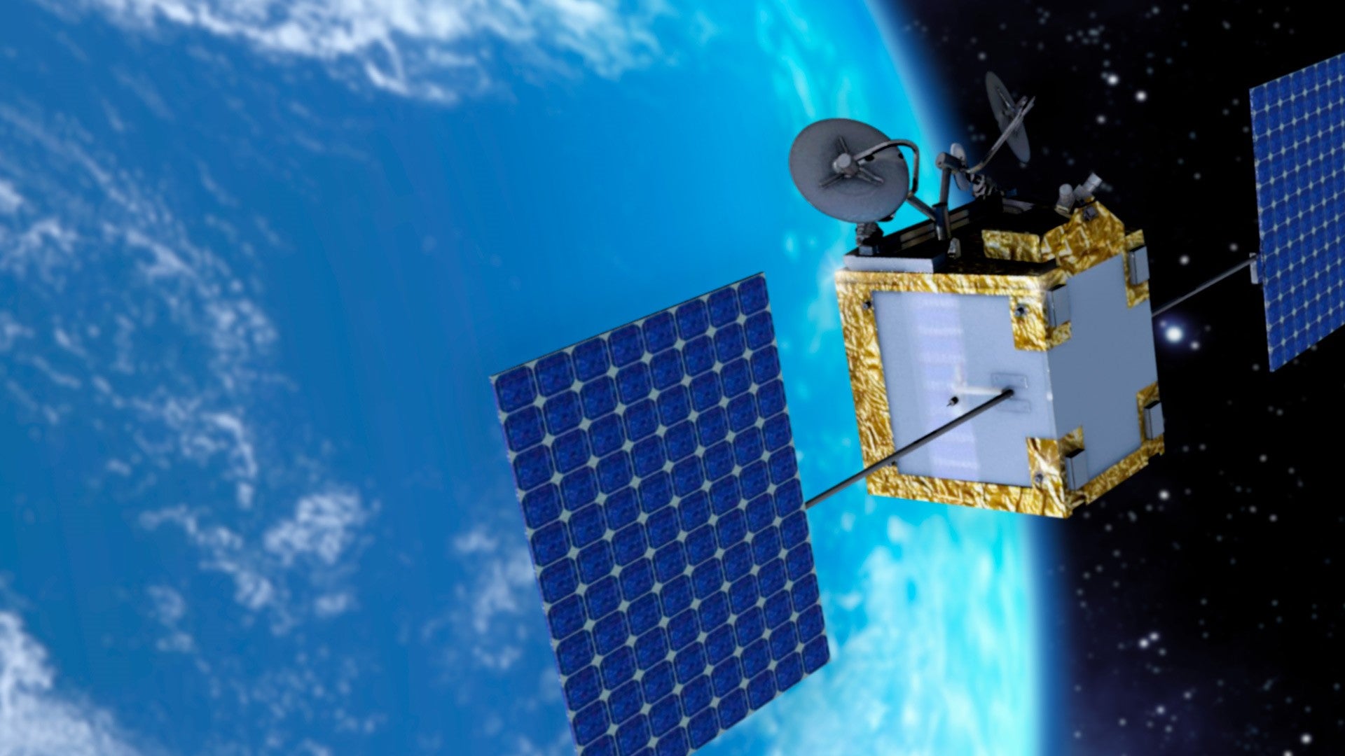 Conceptual image of a OneWeb satellite. (Image: OneWeb)