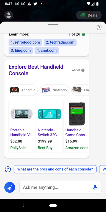 An example of a promoted shopping link ad. (Screenshot: Gizmodo / Microsoft)