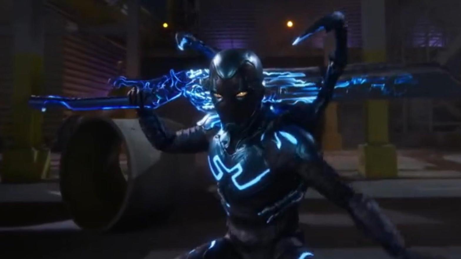It's not a final fantasy, Blue Beetle is here.  (Screenshot: Warner Bros.)