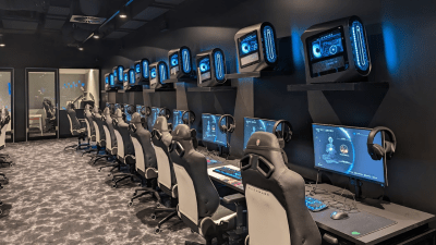 This Is the Telstra Lounge, a Public PC Gaming Space in Sydney