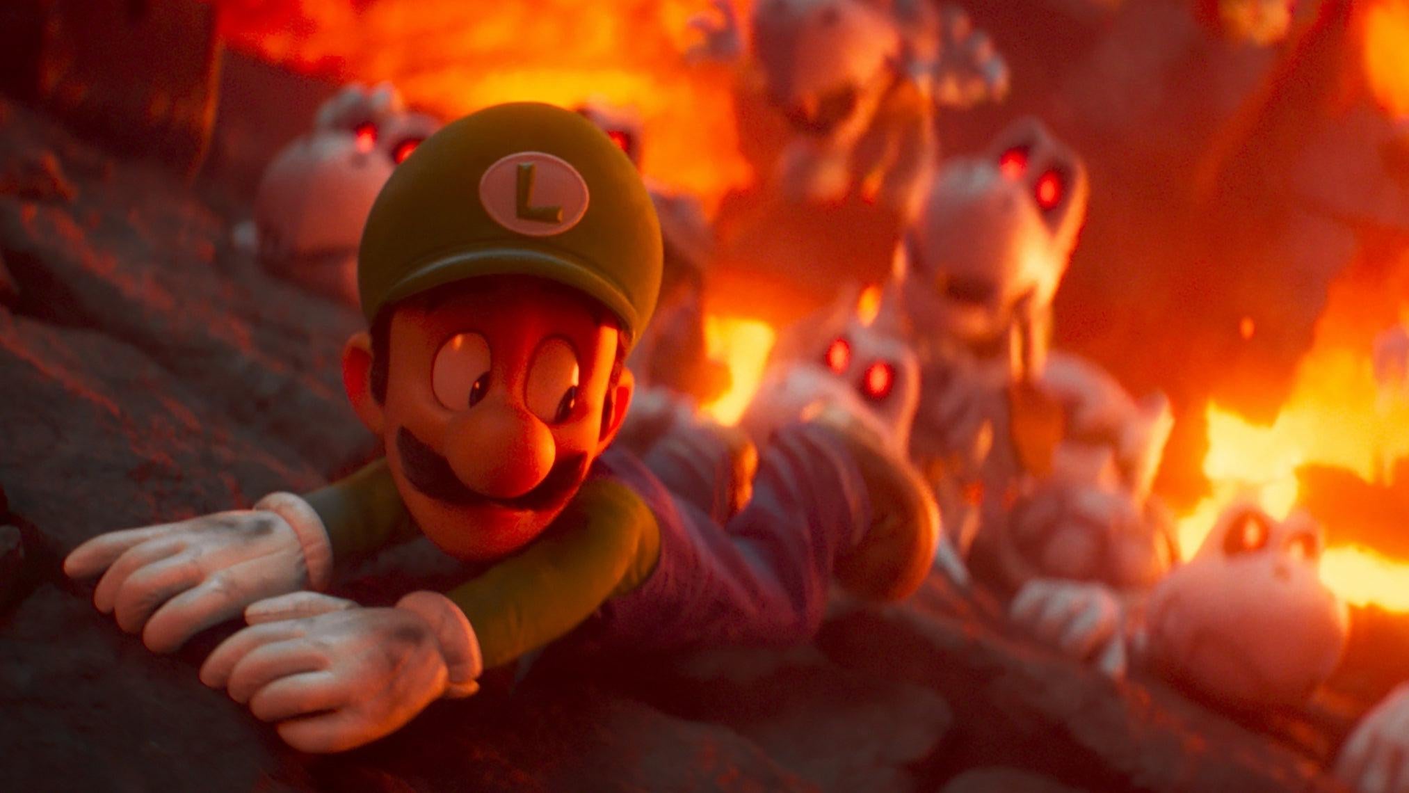 Luigi is in trouble. (Image: Universal)