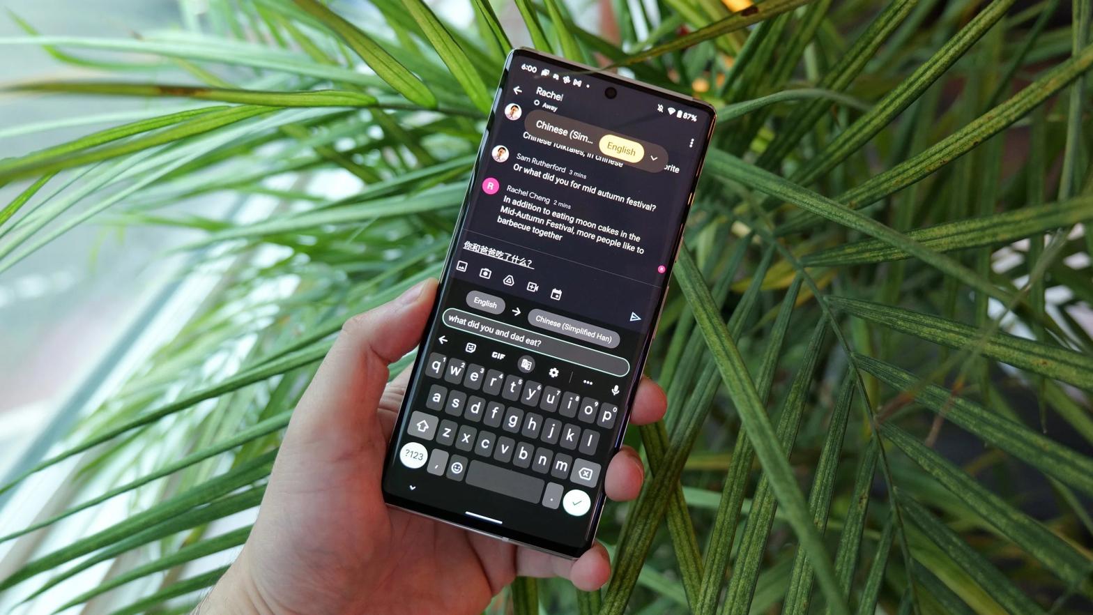 The Google Pixel 6 was first to see Live Translate features, though latest versions of Chrome's test browser show a Live Translate captions may soon be available on browsers. (Photo: Sam Rutherford / Gizmodo)