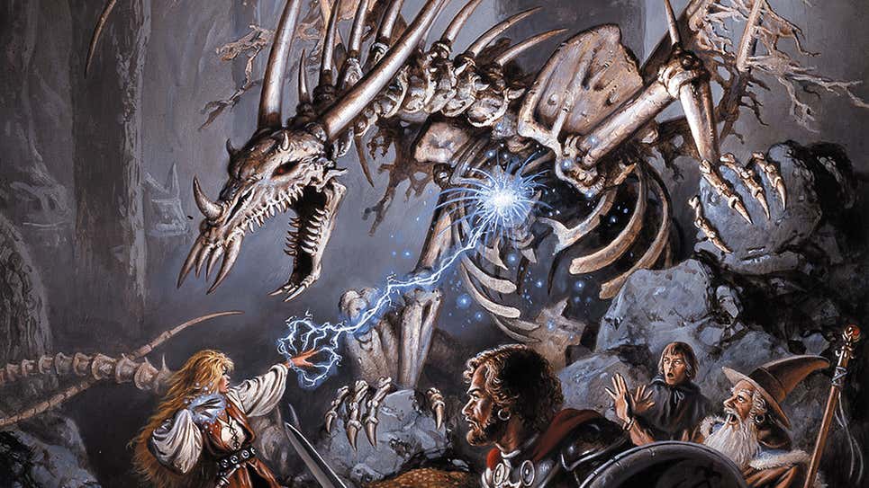 The original cover of Spellfire by Clyde Caldwell. (Image: Wizards of the Coast)