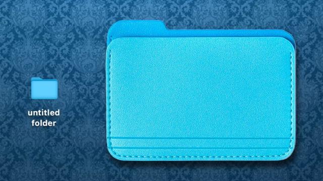 Someone Turned the macOS Folder Icon Into a Real-Life Wallet