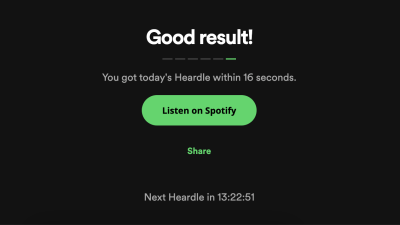 Spotify Axes Heardle — Its Music-based Wordle