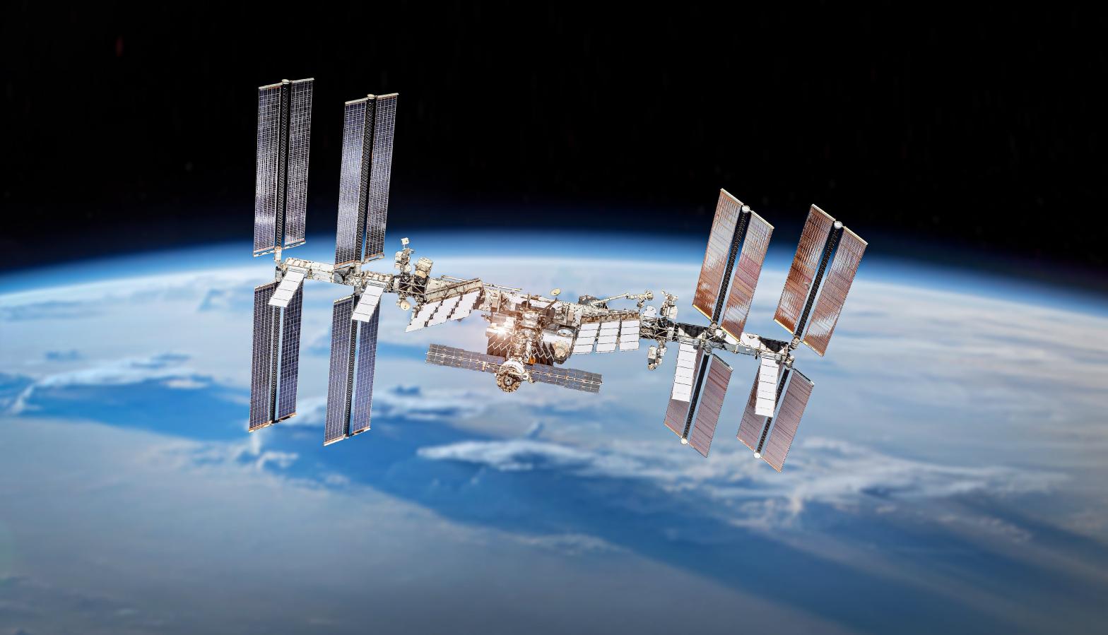 The International Space Station. (Image: Dima Zel, Shutterstock)