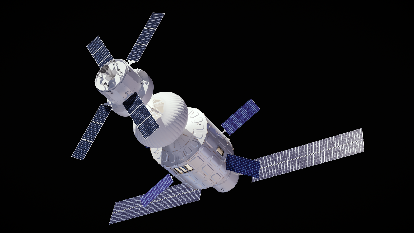 The orbital module is designed to fit inside next-generation heavy-lift rockets like SpaceX's Starship. (Illustration: Airbus)