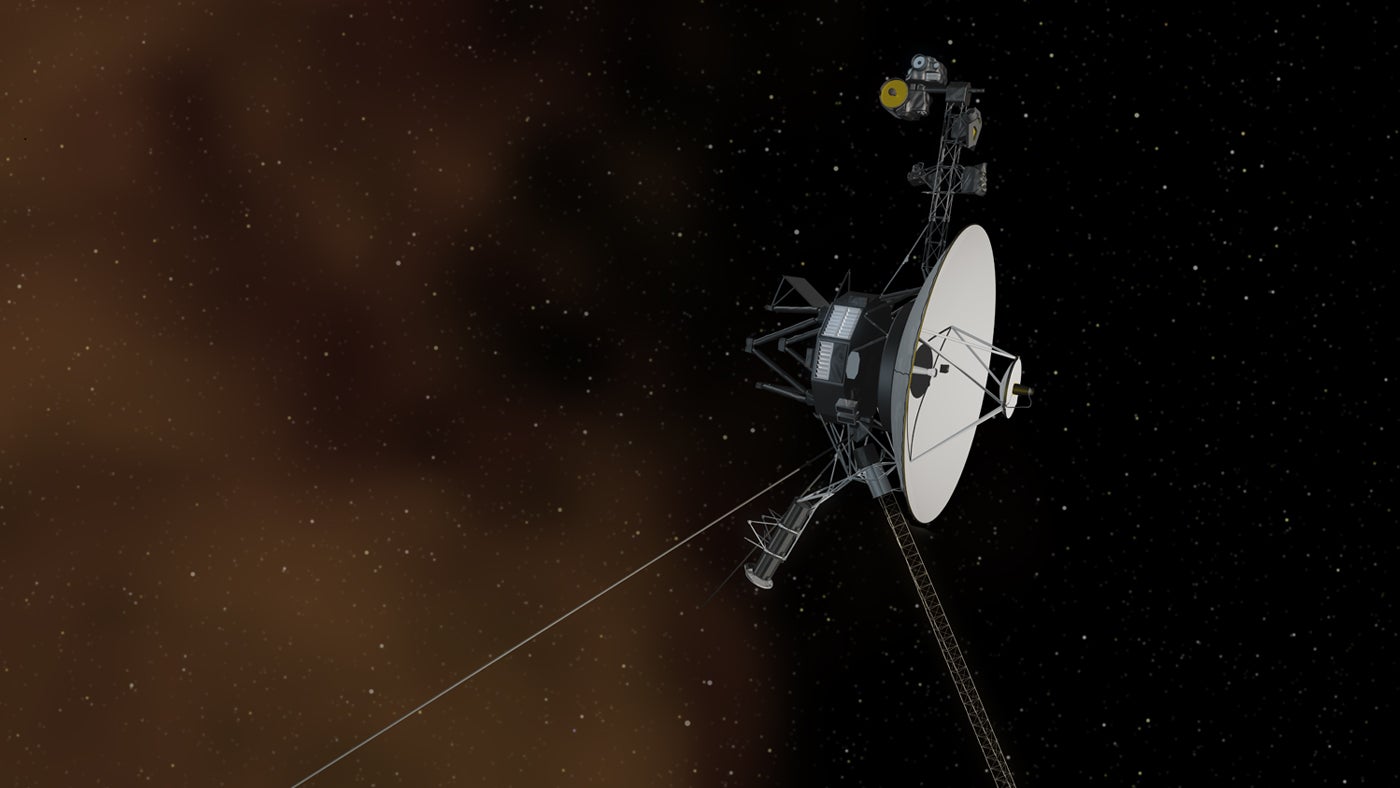 Conceptual image of Voyager 2. (Image: NASA)