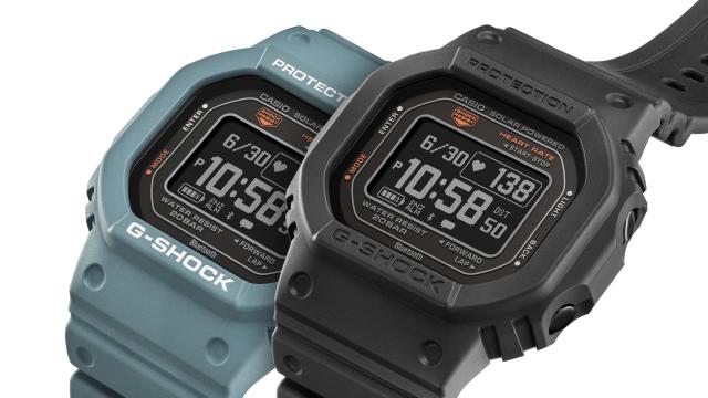 Casio Upgrades Its First G-Shock Digital Watch With Heart Rate Monitoring and Fitness Tracking
