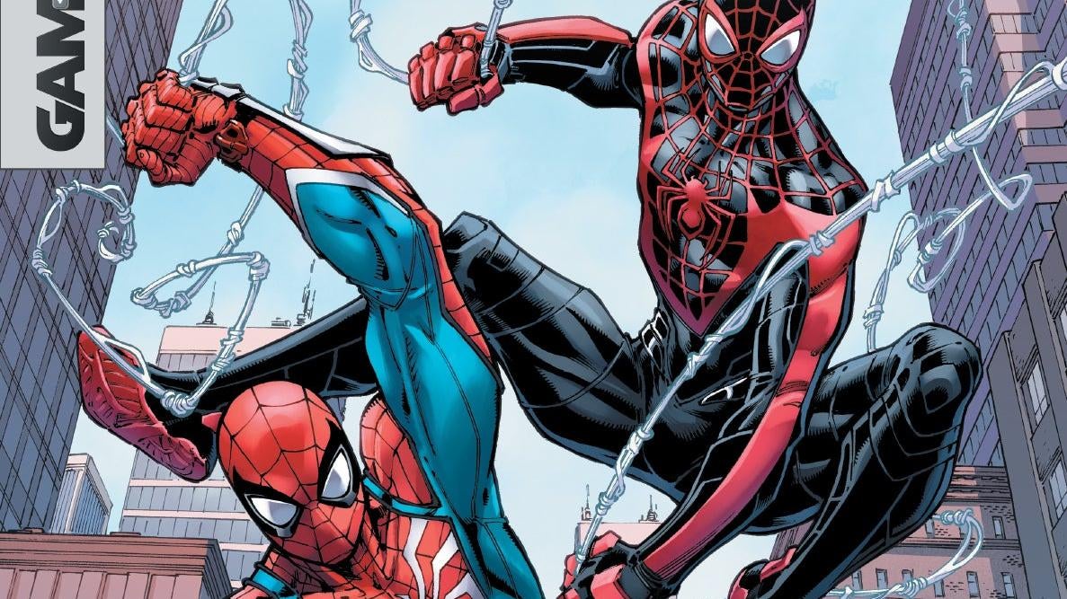 Peter and Miles will team up in a prequel comic to the PS5 sequel. (Image: Marvel)