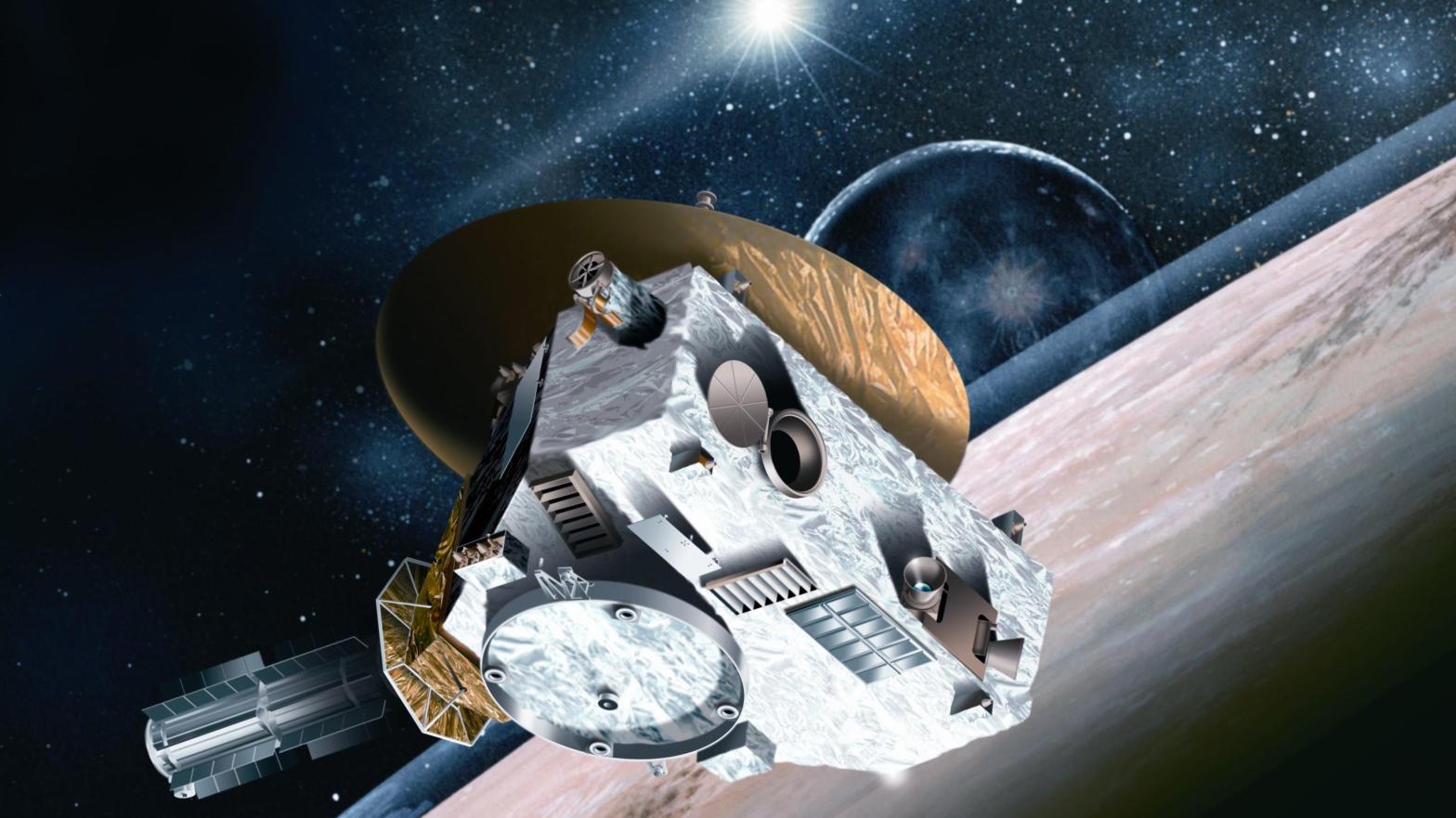 An illustration of the New Horizon spacecraft.  (Illustration: NASA)