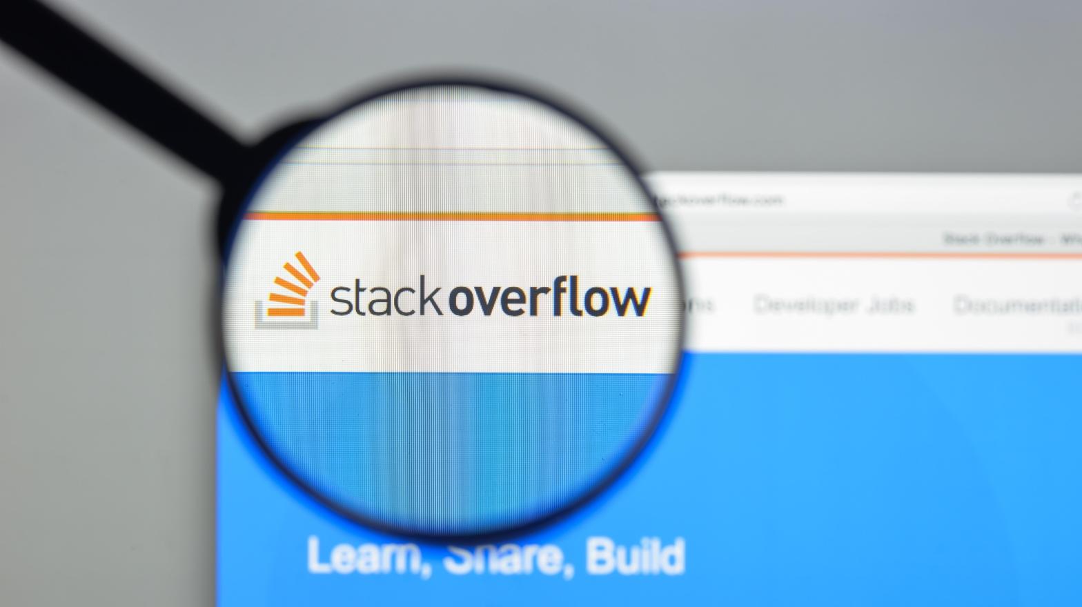 ChatGPT could be cratering Stack Overflow's traffic the same way Chegg claims it did to them.  (Image: Casimiro PT, Shutterstock)