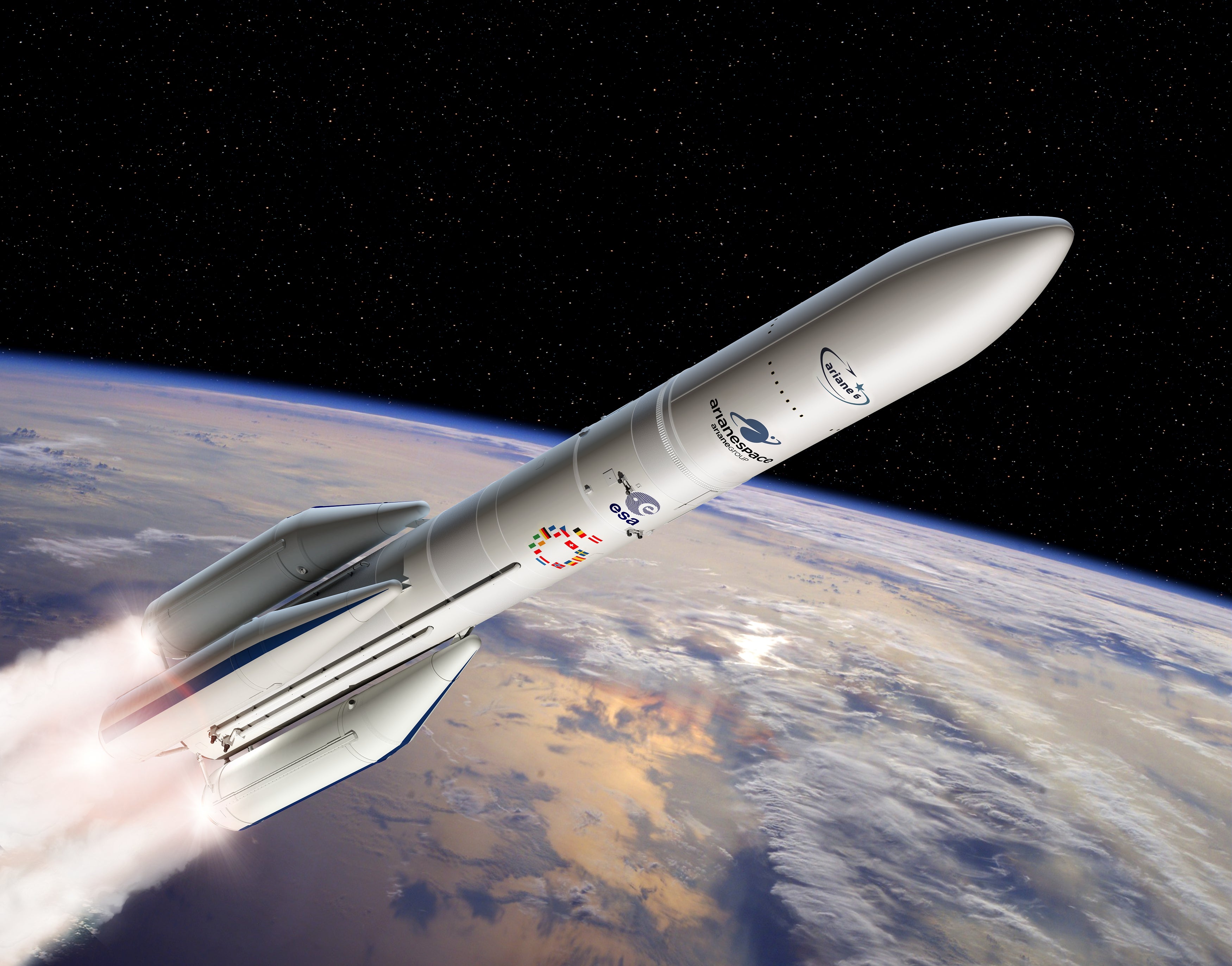 Artist's conception of Ariane 6. (Illustration: ESA)