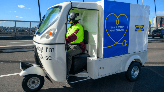 Ikea Is Now Delivering via Electric TukTuks in Sydney