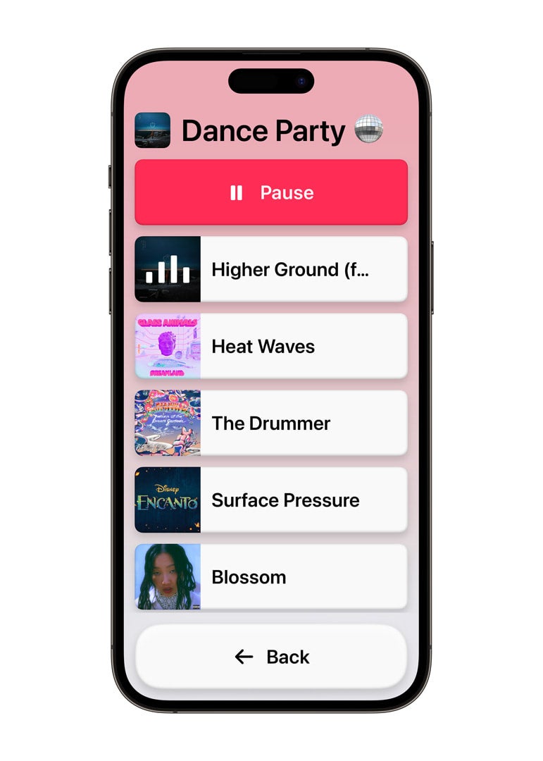 Apple Music and many other apps will include new options for a more-simplified UI. (Image: Apple)