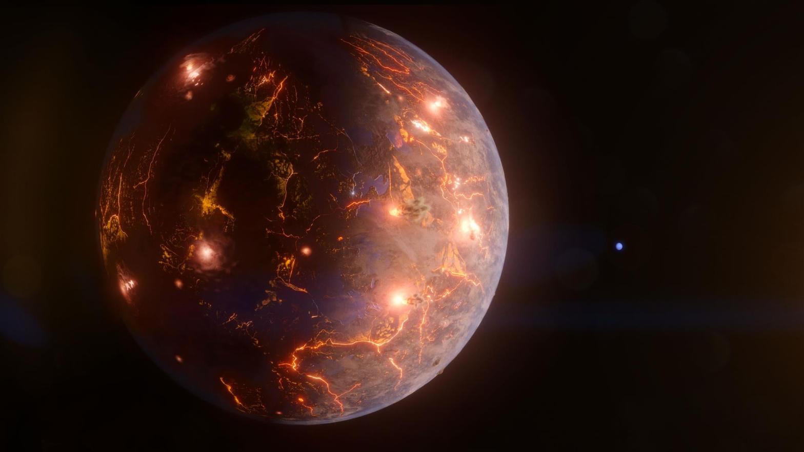An artist's rendering of the planet, called LP 791-18 d. (Illustration: NASA’s Goddard Space Flight Centre/Chris Smith (KRBwyle))