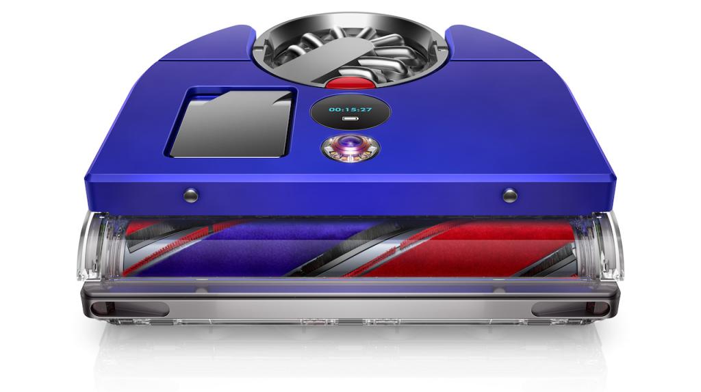 Front view of the Dyson 360 Vis Nav robot vacuum cleaner