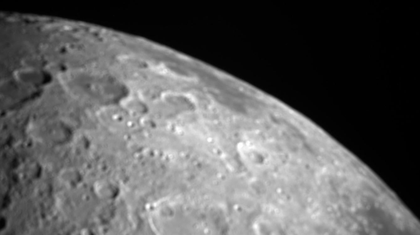 CAPSTONE captured this image of the Moon on May 3, 2023. (Image: Advanced Space)