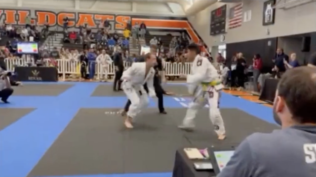 Watch Mark Get Zucked to the Mat in Recent Jiu-Jitsu Match
