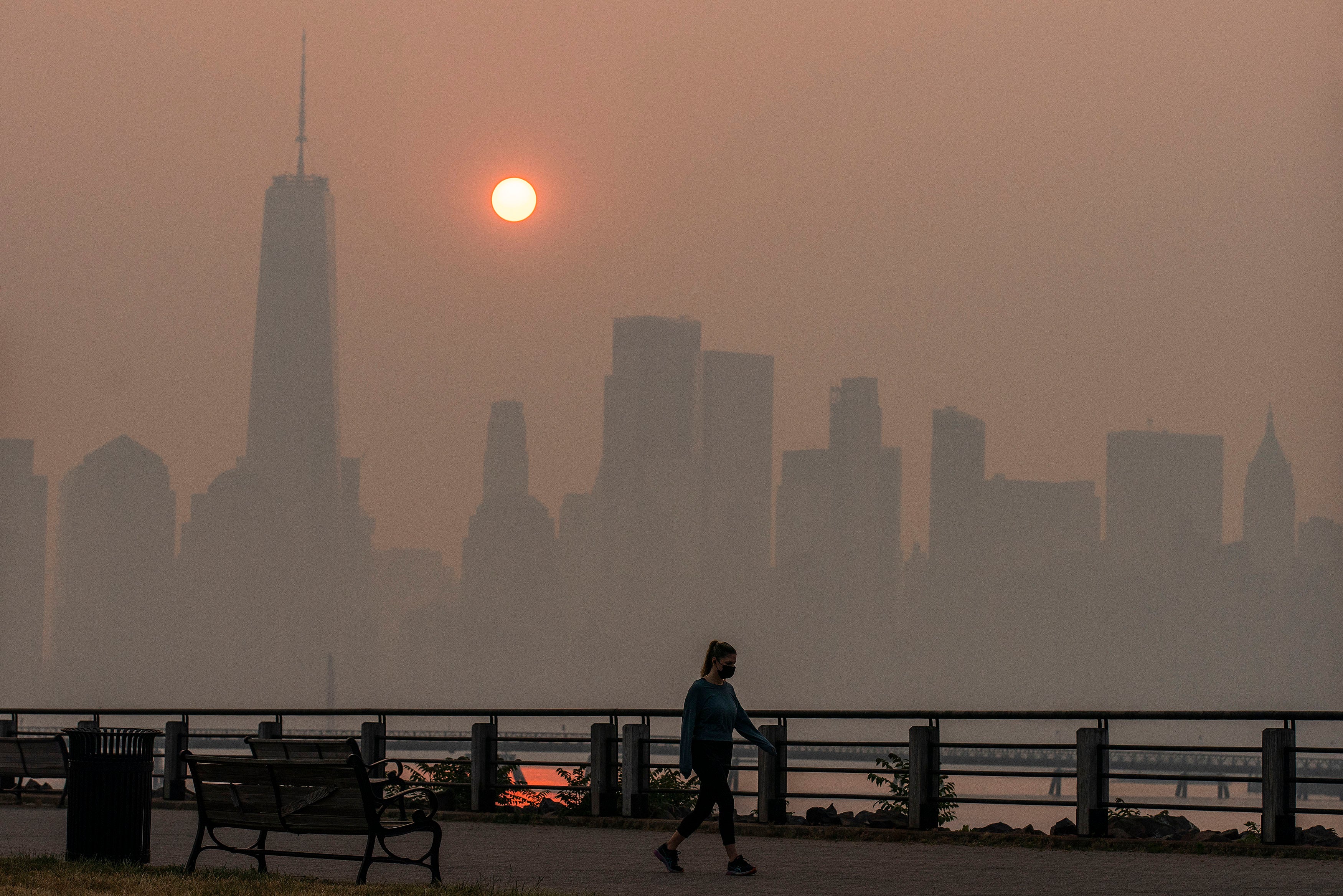 The New York skyline on Thursday morning. (Photo: Eduardo Munoz Alvarez, Getty Images)
