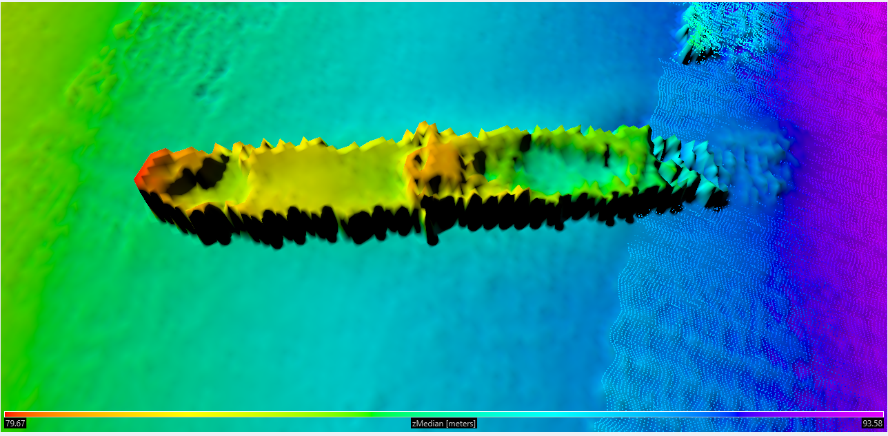 A scan showing an unidentified shipwreck found during the expedition.  (Image: DRASSM UNESCO)